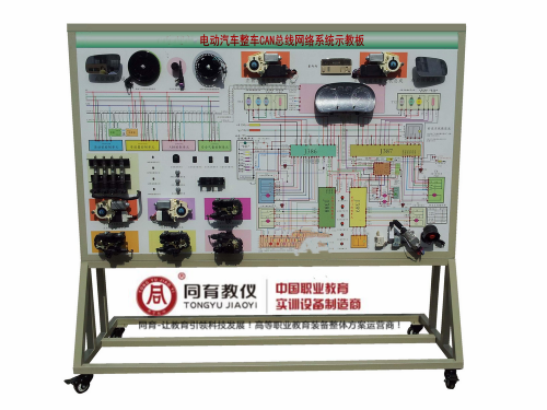 NEVTE-8072型  电动汽车整车CAN总线网络系统示教板